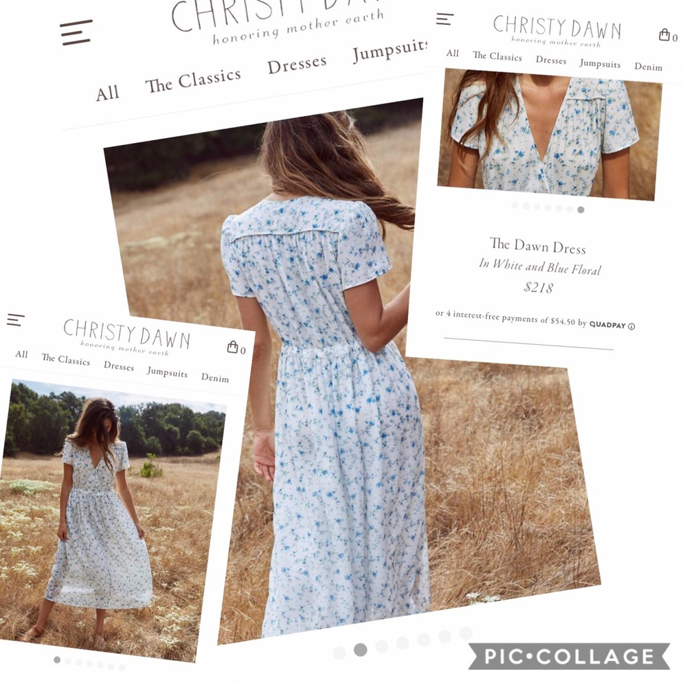The Dawn Dress | NWT!!! | O/S | Blue Floral